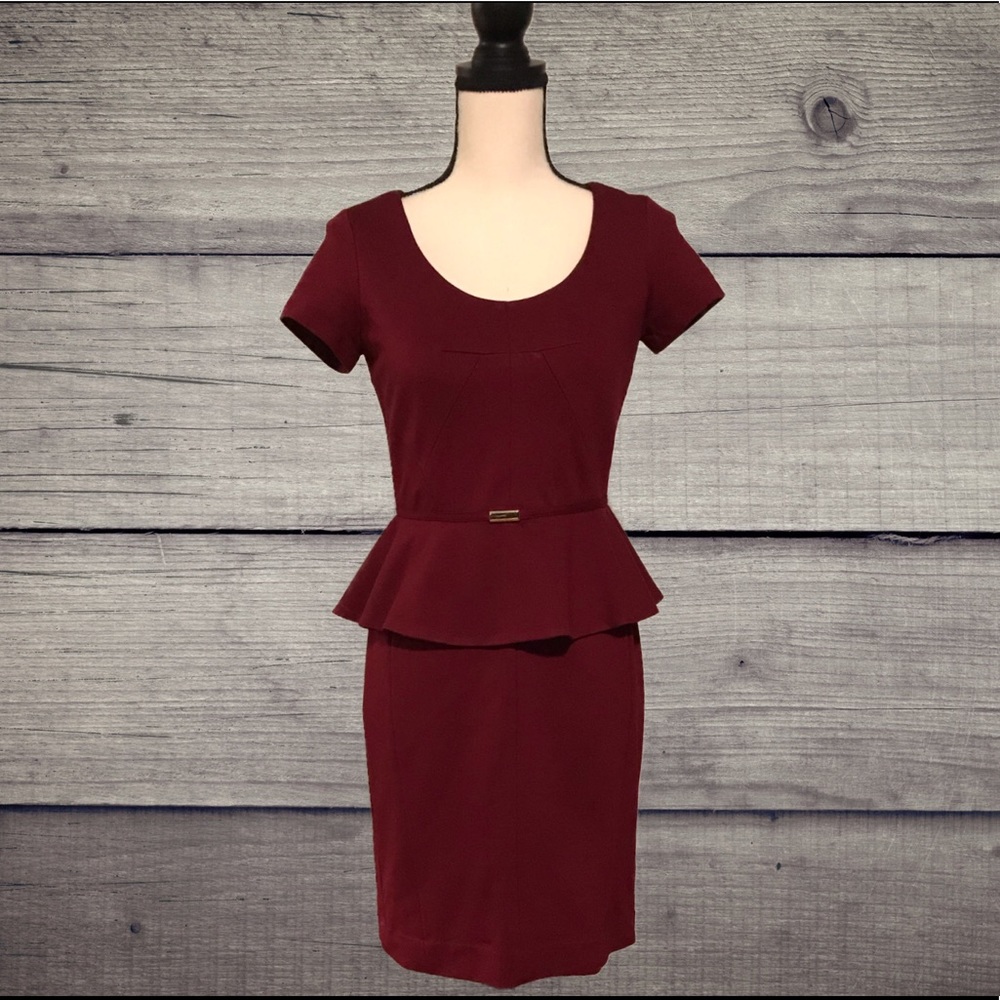 Ann Taylor Peplum dress 0P